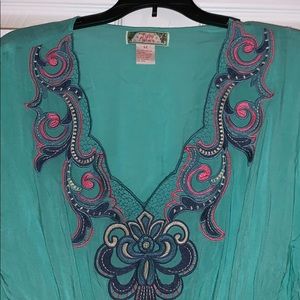 Flying Monkey embroidered top